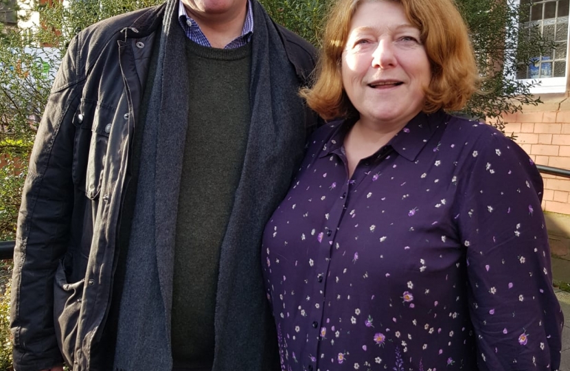 Sir Graham Brady MP and Cllr. Miss Linda Blackburn