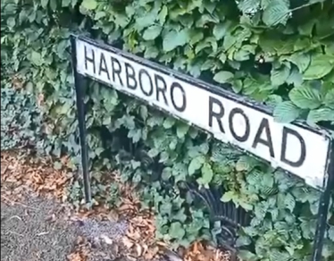 photo of harboro road sign